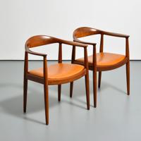 Pair of Hans Wegner THE CHAIR Armchairs - Sold for $4,800 on 02-17-2024 (Lot 152).jpg